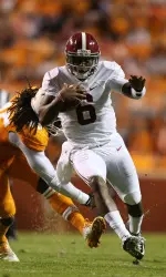 Blake Sims accounted for 328 yards of total offense on Saturday night at Tennessee.