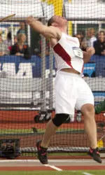 Freshman Hayden Reed won the NCAA Discus Championship on his final throw.