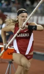 Lakan Taylor won the women's pole vault for the second week in a row.