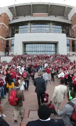 The 2015 Golden Flake A-Day Game will begin at 2 p.m. at Bryant-Denny Stadium on April 18.