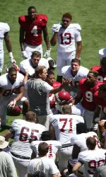 The Alabama football team held its second scrimmage of the spring Saturday afternoon inside Bryant-Denny Stadium