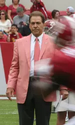 Nick Saban and the Crimson Tide will host Fresno State in 2017 at Bryant-Denny Stadium.