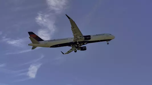 Delta airbus flyover