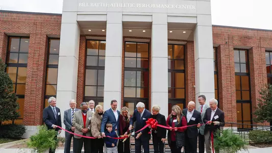Bill Battle Athletic Performance Center unveiling