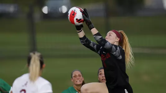 McKinely Crone catches ball