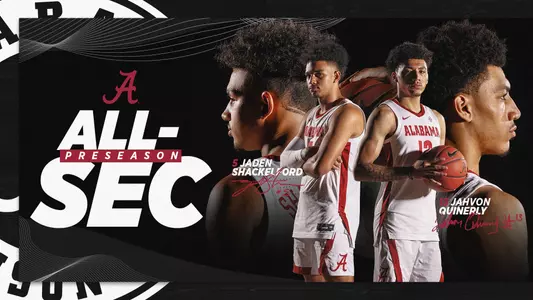 Jaden Shackelford Jahvon Quinerly Preseason All-SEC