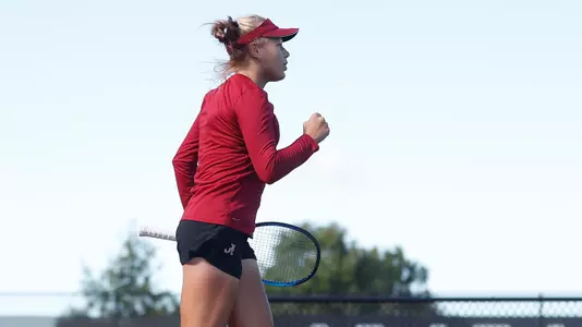 Anna Parkhomenko celebrates