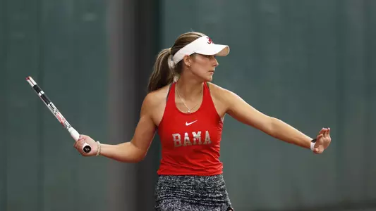 ansley cheshire hits the ball