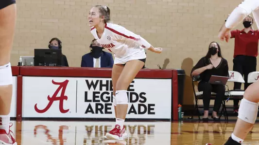 Katie Shook celebrates