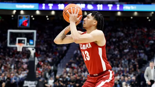 Jahvon Quinerly three-point shot vs. Gonzaga
