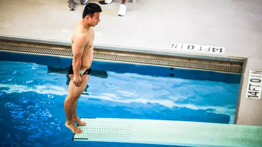 Alabama diver Kevin Li
