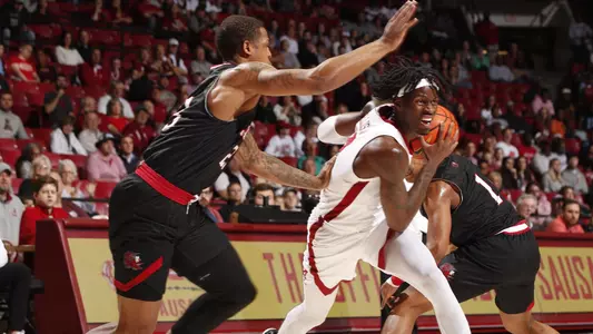 Keon Ellis drives the ball vs. Jacksonville State