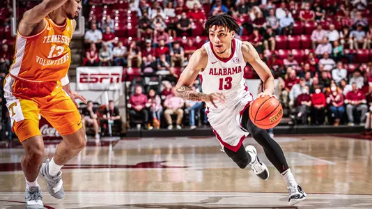 JQ dribbles the ball