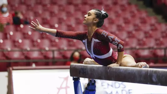 3/5/21 WGY Alabama vs  FloridaAlabama gymnast Luisa BlancoPhoto by Jeff Hanson
