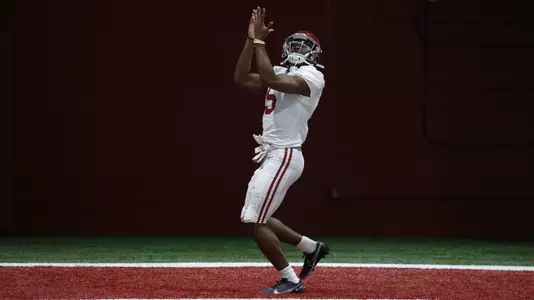 Javon Baker practice