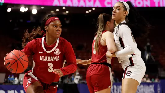 3/5/21 WBB SouthCarolinaAlabama Guard Jordan Lewis (3)Photo by Skylar Lien
