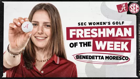 SEC Freshman of the Week Benedetta Moresco