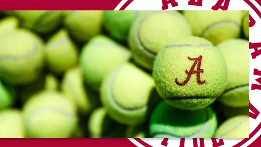 Tennis balls with the script A logo