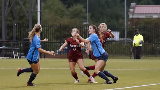 Kate Henderson preparing for header