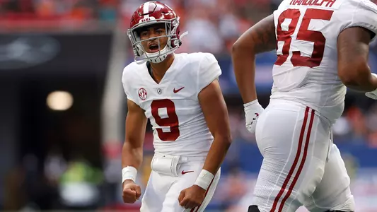Bryce Young celebration