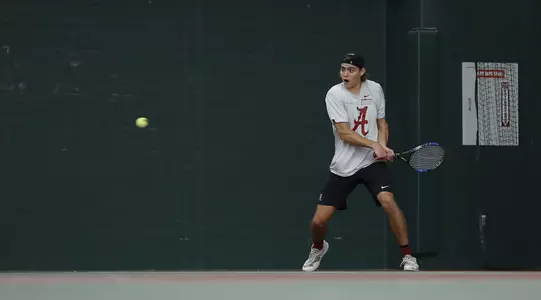 Foster hitting the ball