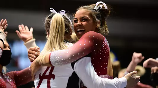 1/21/22 WGY vs KentuckyAlabama gymnast Makarri DoggettePhoto by UA Athletics