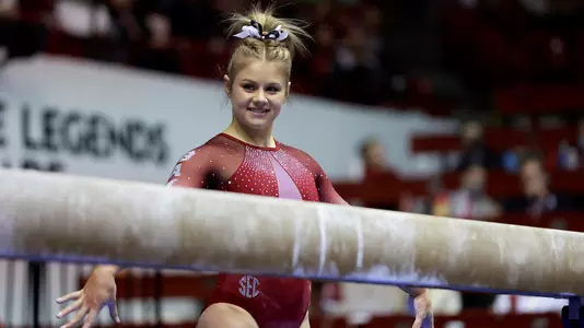 1/21/22 WGY vs KentuckyAlabama gymnast Mati WaligoraPhoto by UA Athletics