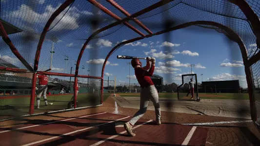 batting cages at practice
