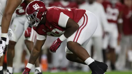 10/8/22 MFB Alabama vs TAMUAlabama defensive lineman Jamil Burroughs (98)Photo by Otto Horiuchi