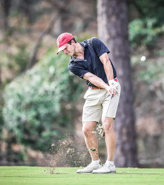 Jack Goldasich taking a shot