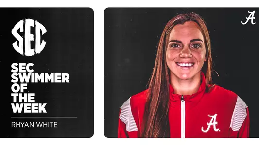 SEC Swimmer of the Week Rhyan White