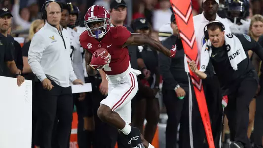 9/24/22 MFB Alabama vs VandyAlabama wide receiver Ja'Corey Brooks (7)Photo by Kent Gidley