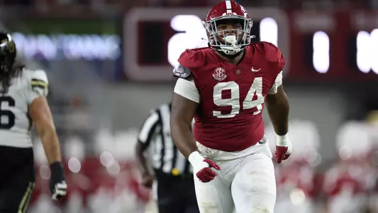 9/24/22 MFB Alabama vs VandyAlabama defensive lineman DJ Dale (94)Photo by Kent Gidley