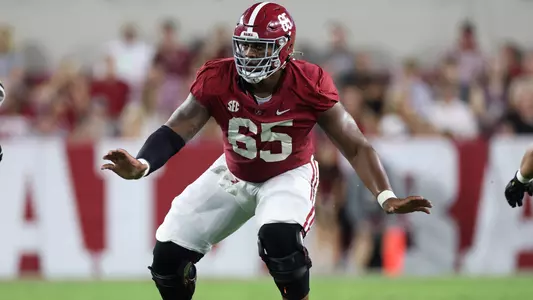 9/24/22 MFB Alabama vs VandyAlabama offensive lineman JC Latham (65)Photo by Kent Gidley