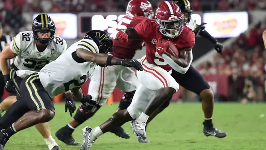 9/24/22 MFB Alabama vs VandyAlabama runningback Roydell Williams (5)Photo by Kent Gidley