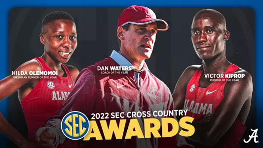 SEC Honorees Hilda Olemomoim Victor Kiprop and Dan Waters