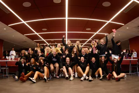 Team attending the NCAA Selection Show at Bryant-Denny Stadium in Tuscalooa, AL on Monday, Nov 7, 2022.