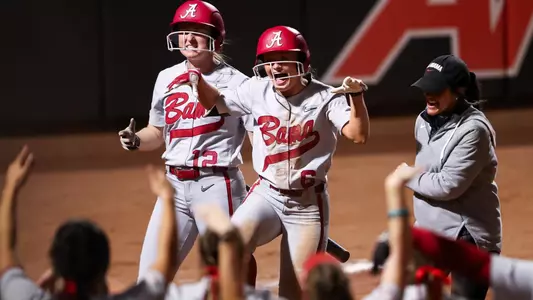 Dallis Goodnight home run celebration