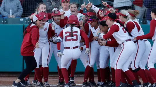 Softball Game-Ending Home Run Celebration