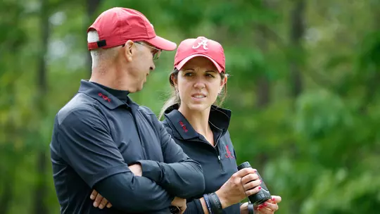 Emma Talley talking with Mic Potter