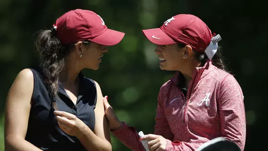 Emma Talley chatting with Cheyenne Knight