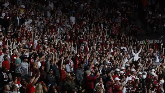 Fans at Men's Basketball Game