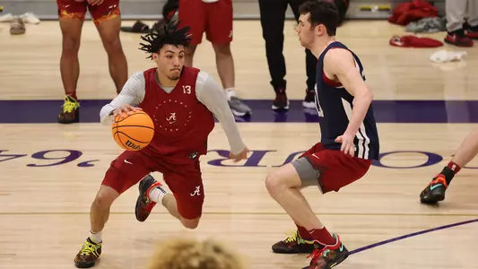 3/16/22 MBB NCAA PracticeAlabama guard Jahvon Quinerly (13)Photo by Robert Sutton