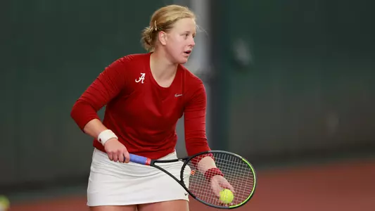 Petra Sedlackova serves the ball