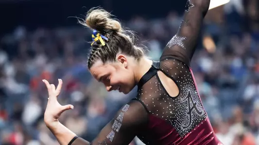 3/19/22 WGY vs SECAlabama Gymnast Lily HudsonPhoto by David Gray