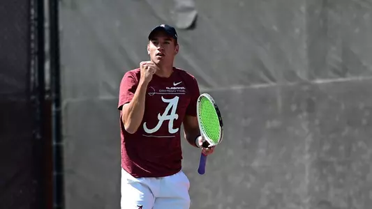 Filip Planinsek celebrates
