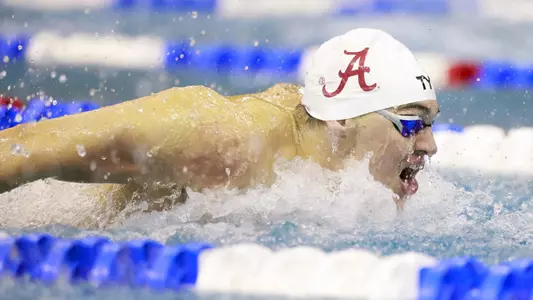 3/25/22 MWSD NCAA Swimming and Diving ChampionshipsAlabama swimmer Tyler SesvoldPhoto by Rodger Champion