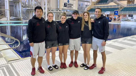 Alabama's 2022 NCAA Zone B Diving Contingent