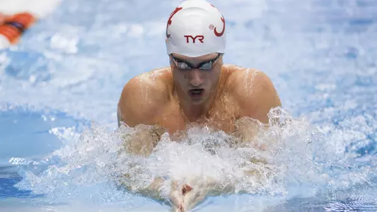 2/19/22 MWSD Alabama vs  SECAlabama swimmer Derek MaasPhoto by Jeff Hanson`