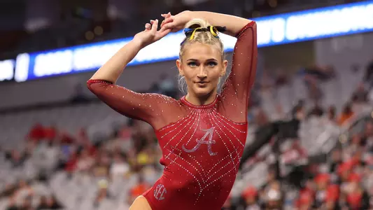 4/14/22 WGY NCAA Gymnastics ChampionshipAlabama gymnast Lexie GraberPhoto by Robert Sutton